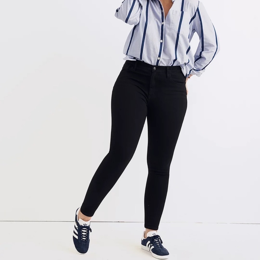 Madewell Roadtripper Black Skinny Jeans Size 37
